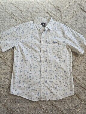 Jack + Sage Men’s L NEW Centennial Colorado Camp Short Sleeve Shirt Snowbird